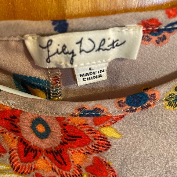 Lily White Babydoll Blouse - Picture 2 of 4